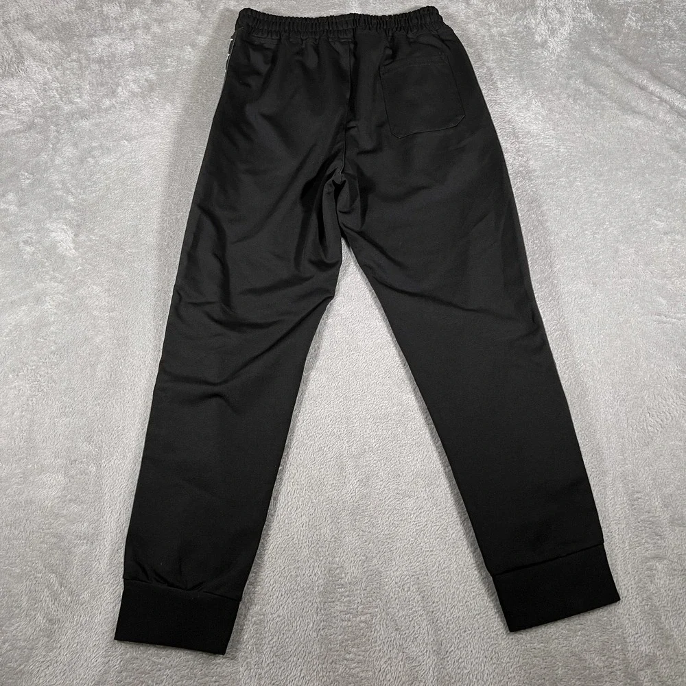 Kappa 222 Banda Track Pants Youth‎ Boys XXL Black Logo Tape Joggers Athletic
